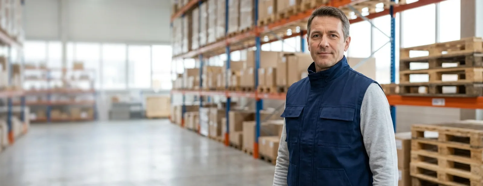 Lacivert pamuklu gabardin twill kolsuz iş yeleği, depo-lojistik personeli — dayanıklı pamuklu gabardin iş yeleği, İlke Tekstil Denizli üretimi