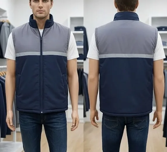 Softshell İş Yeleği — Lacivert — İlketeks Denizli toptan üretim