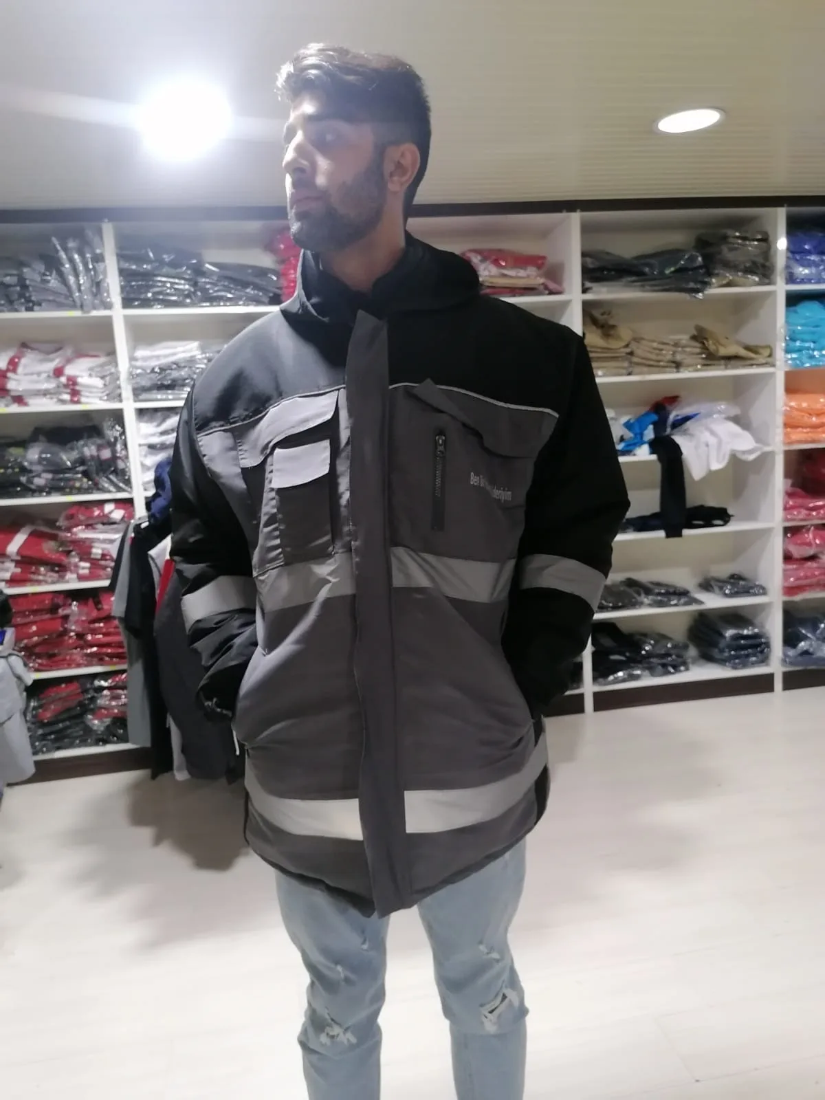 Kışlık yelek üretimi