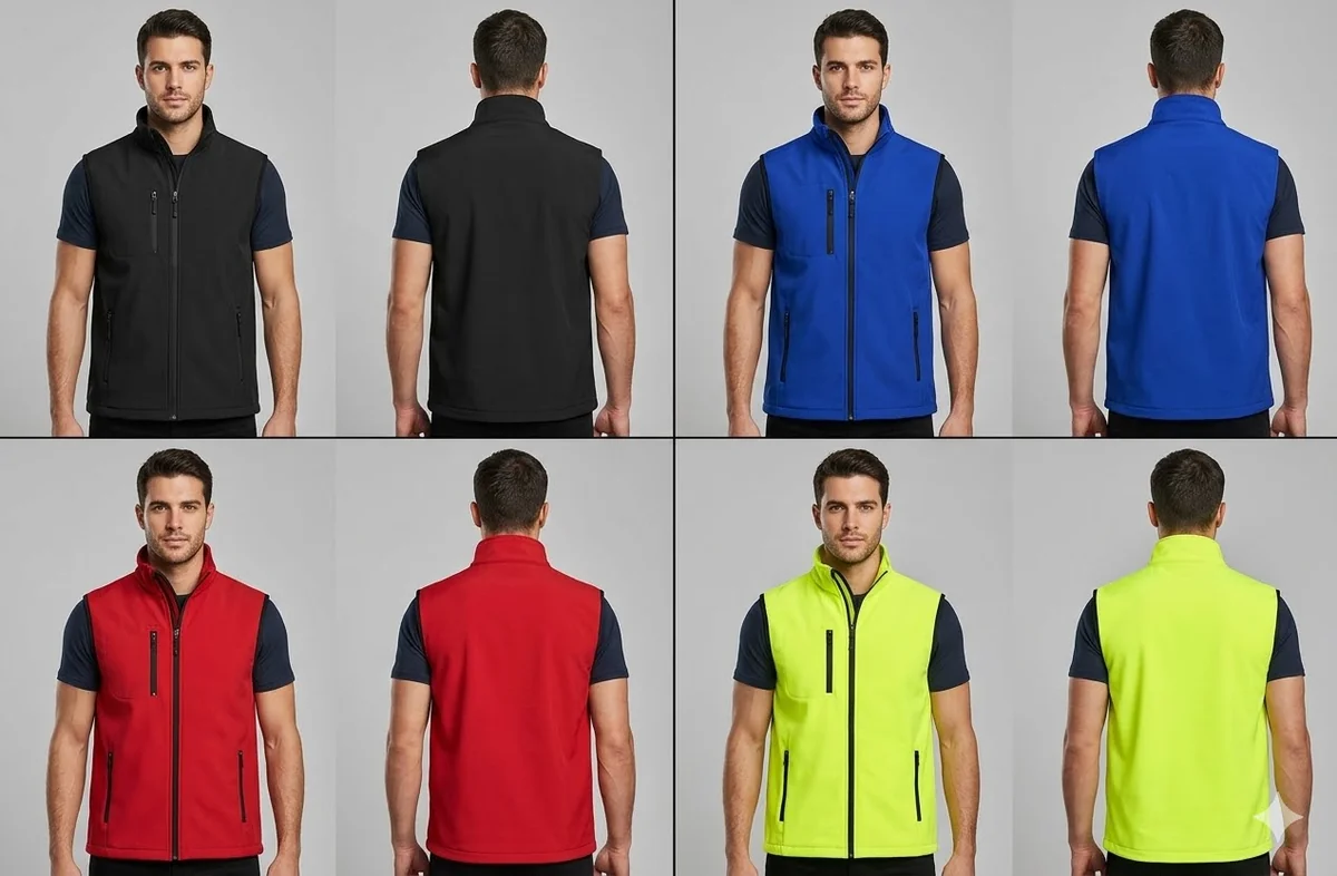 Softshell Yelekler modeli 15 — İlketeks Denizli toptan üretim