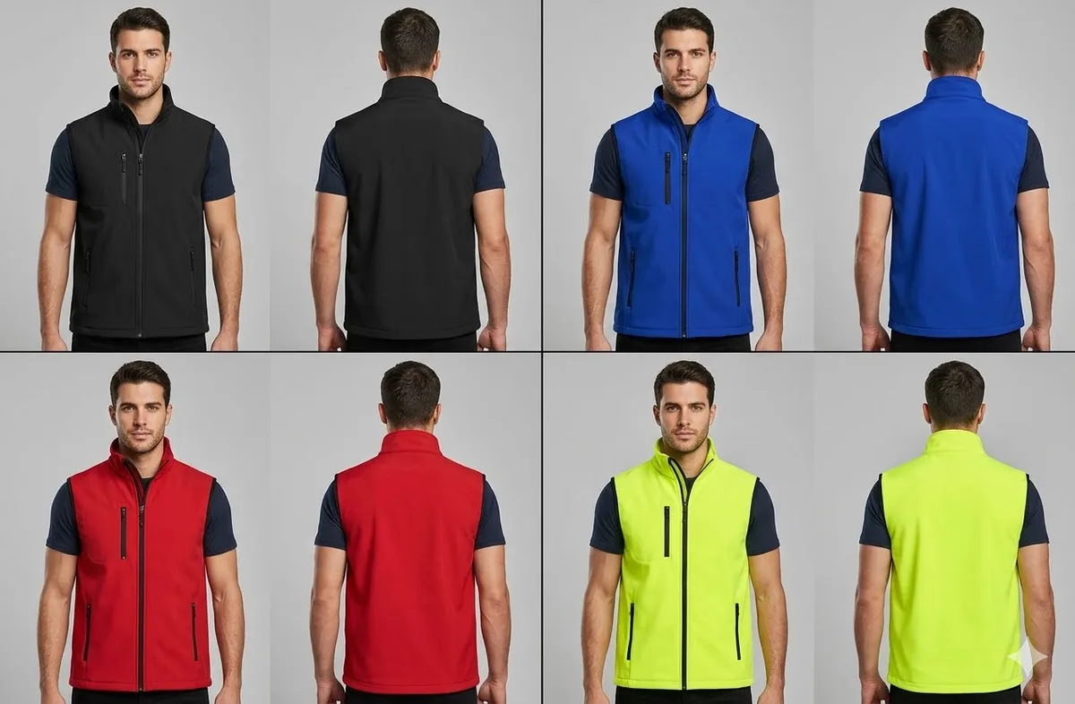 Softshell Yelekler modeli 24 — İlketeks Denizli toptan üretim