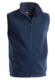 Lacivert softshell yelek — stüdyo çekim — İlketeks Denizli üretimi